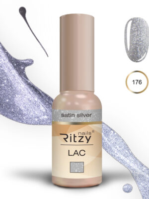 Ritzy gel lak SATIN SILVER 176