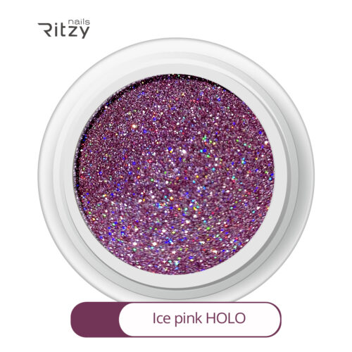Ice pink holo superfine glitter