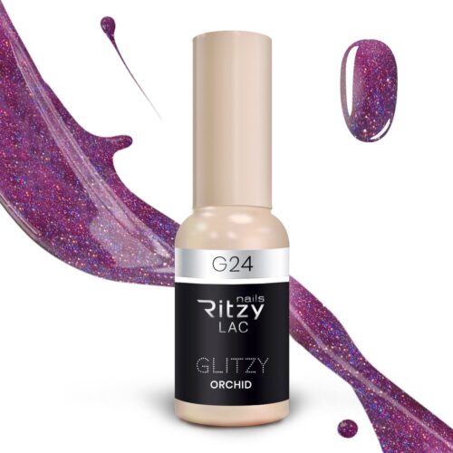 Ritzy gel lak GLITZY ORCHID G24